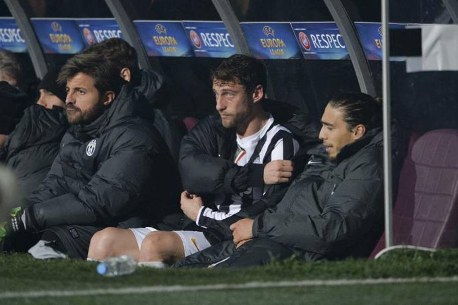 I titolari possono tirare il fiato: Marchisio si accomoda in panchina. Lapresse
